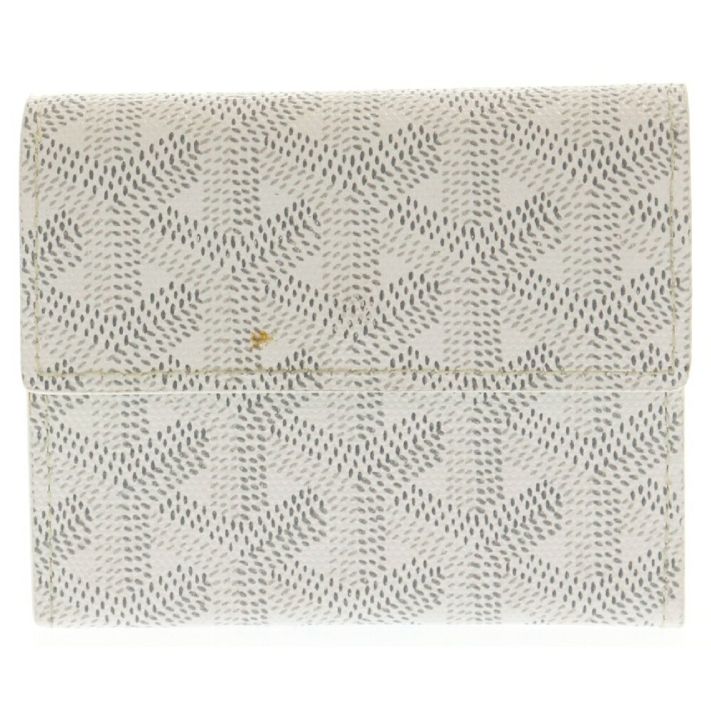 Goyard Marigny Case White Card Herringbone